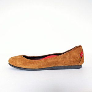 🇪🇹 Oliberte Misindi Suede Leather Brown Ballet Flat Fair Trade Mary Jane Cute